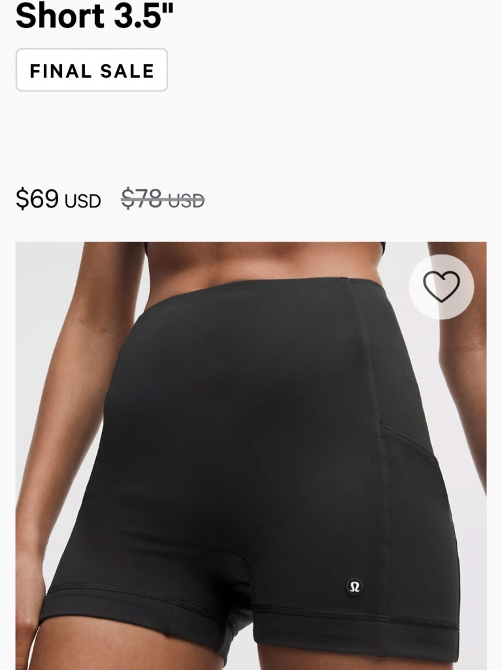 Lululemon Tennis Layering Short
